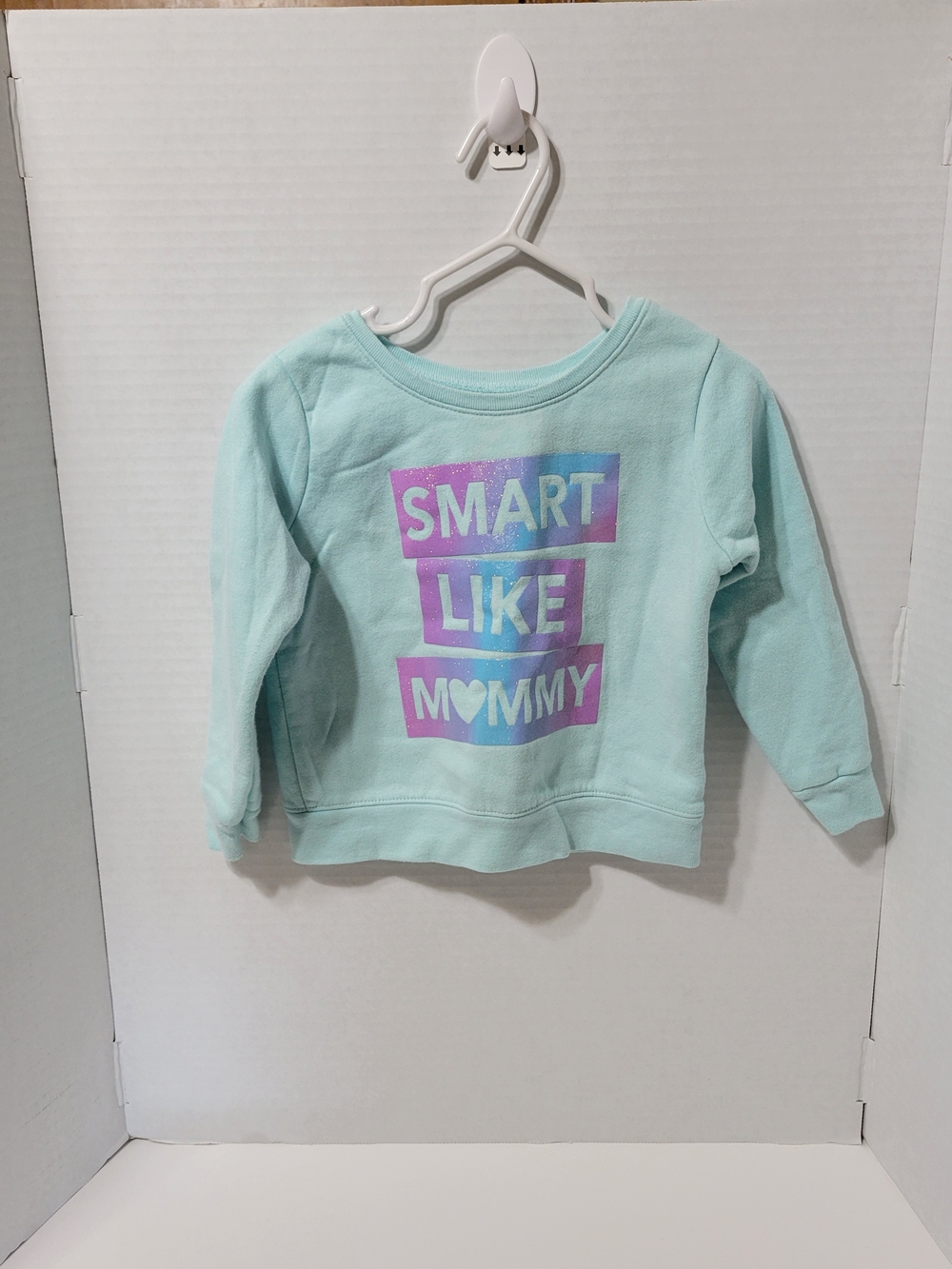 Garanimals Toddler Girl “Smart Like Mommy” Sweatshirt – Size 24M